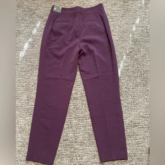 NWT Express Plum Pleat front Dress Pants - Picture 3 of 3